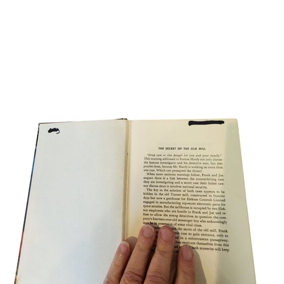 Vintage 1962 The Hardy Boys "The Secret Of The Old Mill" By Franklin W. Dixon Ha - Picture 4 of 5